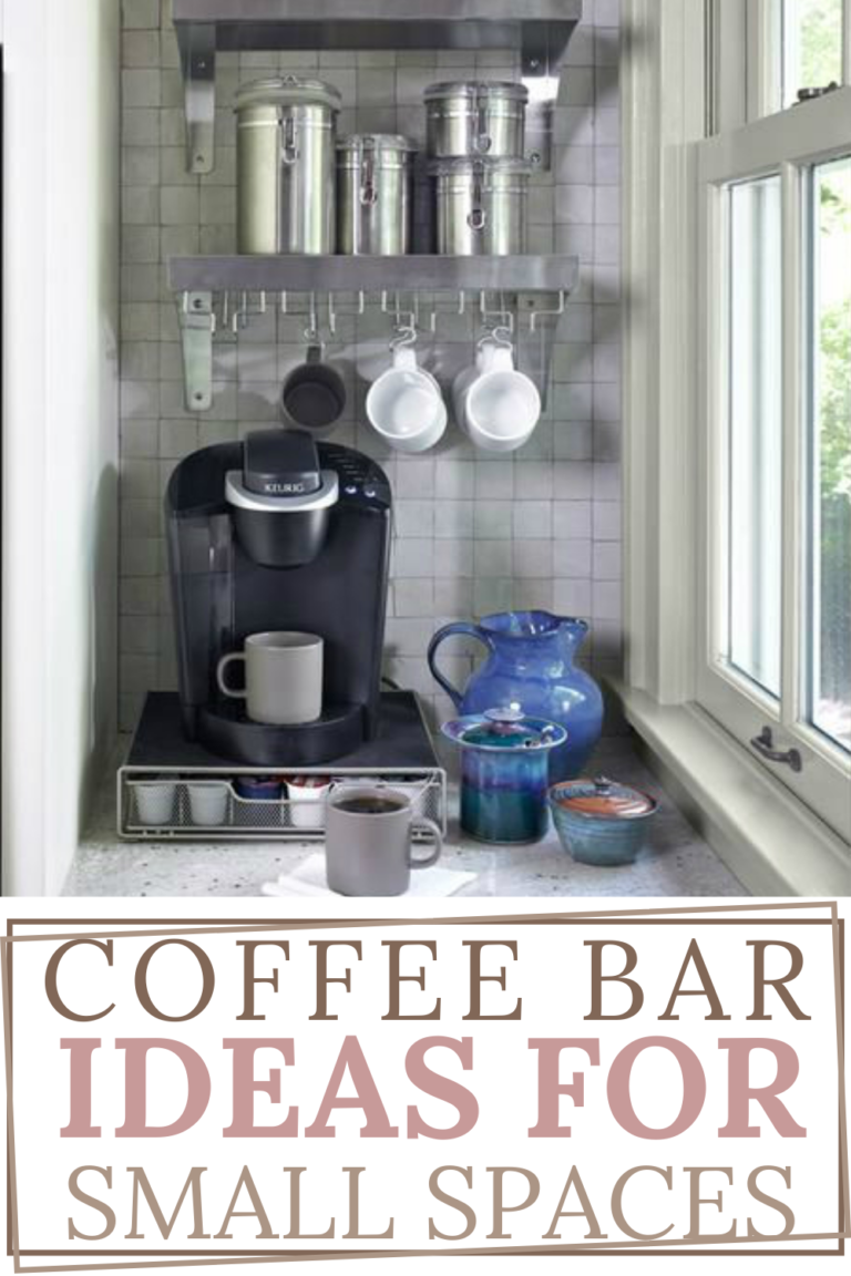 Small Coffee Bar Ideas Perfect For Homes and Kitchens Short On Space